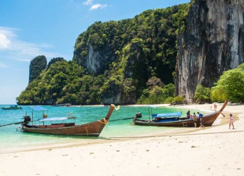 Hong Island Sunset by Long Tail Boat