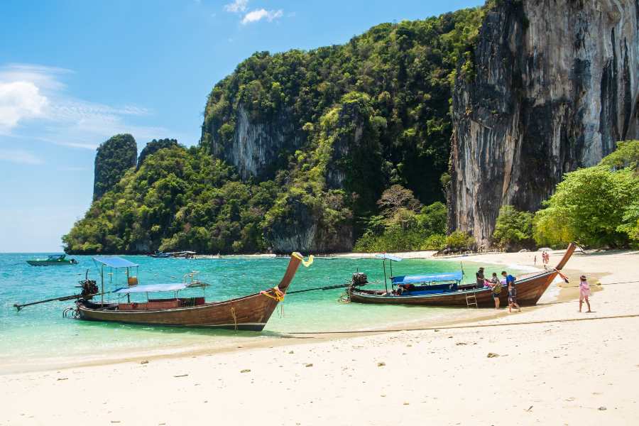 Hong Island Sunset by Long Tail Boat