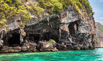 Pass by Viking Cave and take picture of the famous birds nests, enter Pileh Lagoon and jump into the cool water